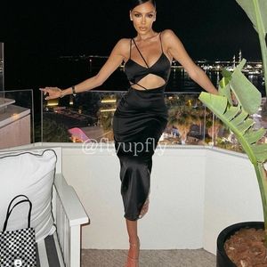 Zara Black Cut Out Dress